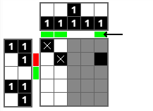 Invalid green indicator example